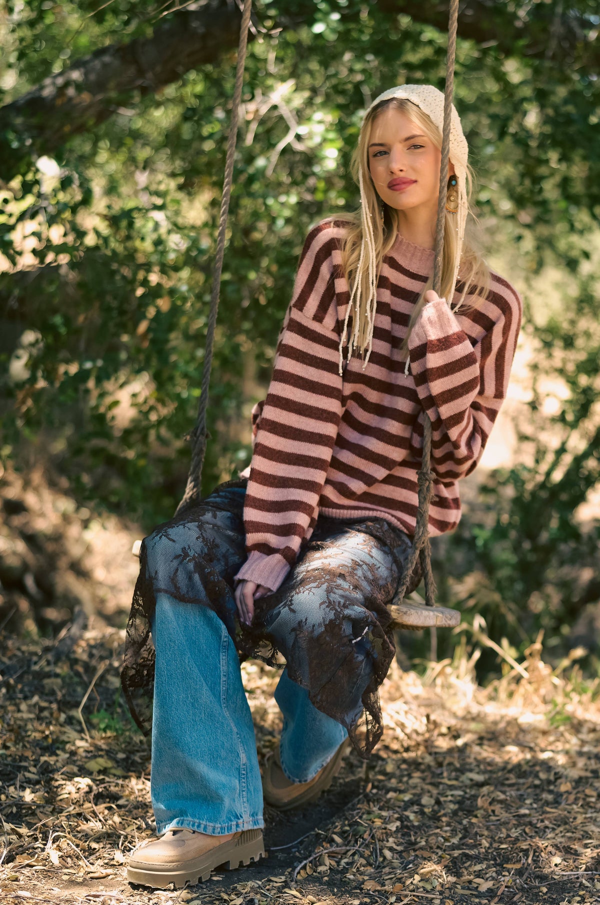 A Slouchy Stripe Sweater