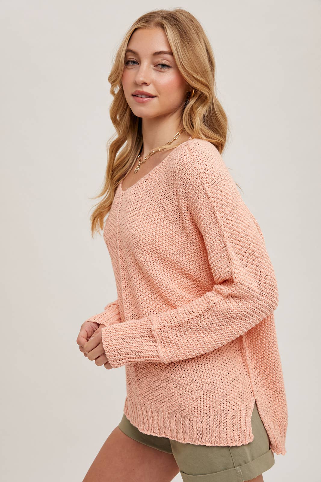 Bluivy - REVERSE SEAM LOOSE FIT SWEATER