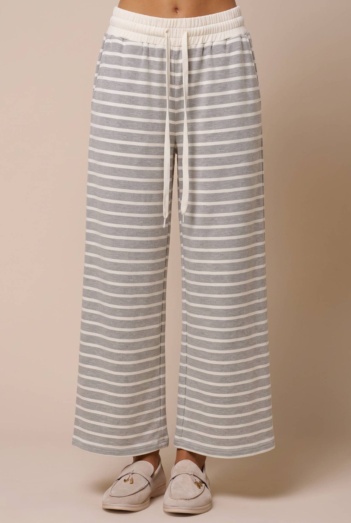 Stripe Drawstring Bottoms