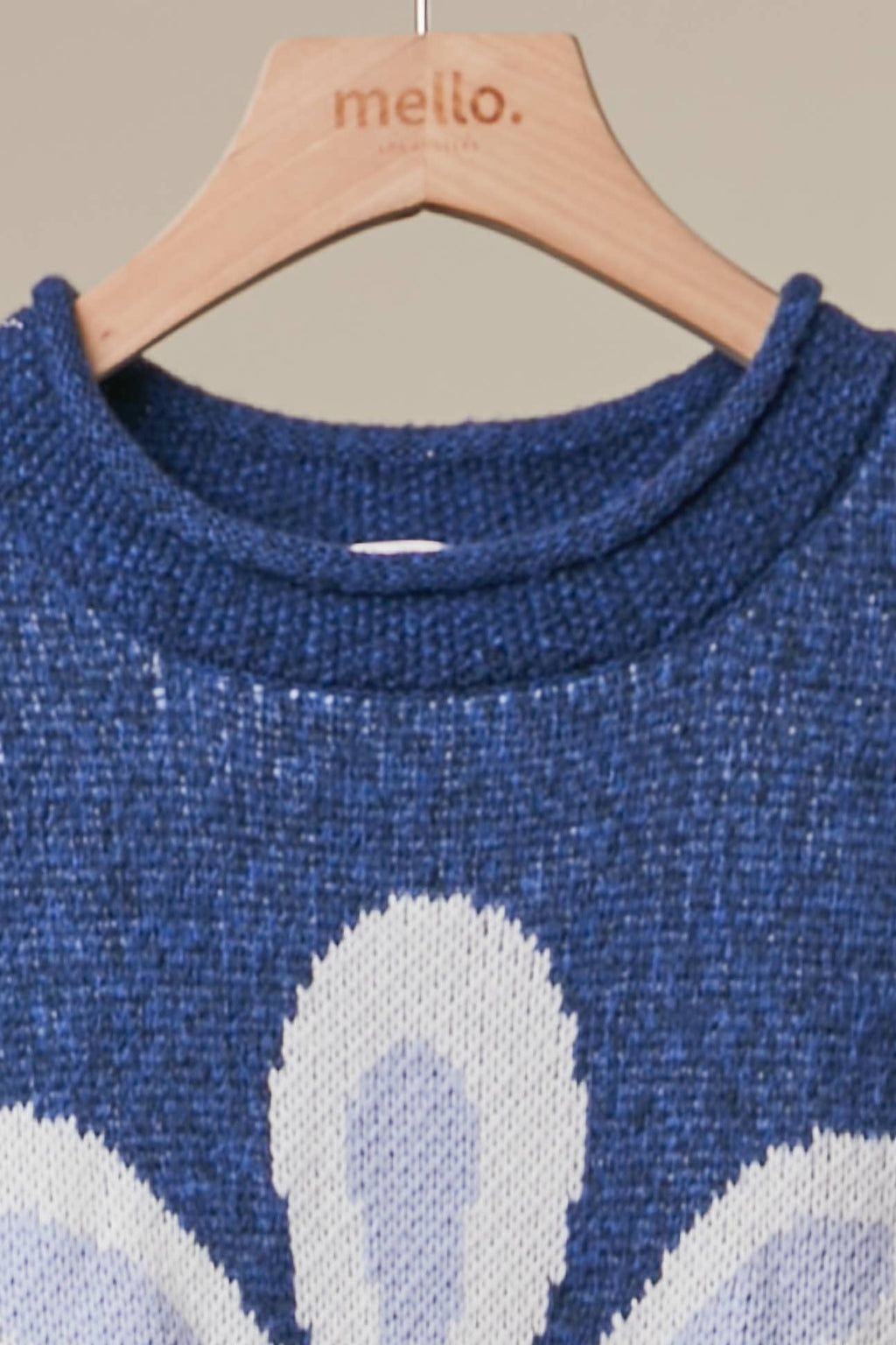 Mello. - Oversized Daisy Knit Sweater