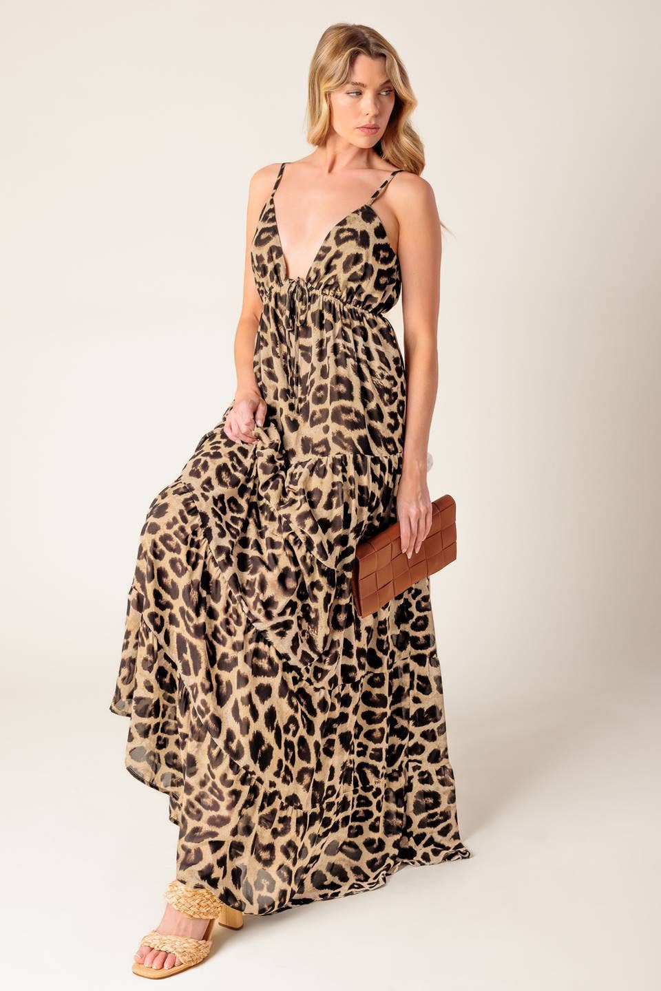 FLYING TOMATO - A printed woven maxi dress - ID21952