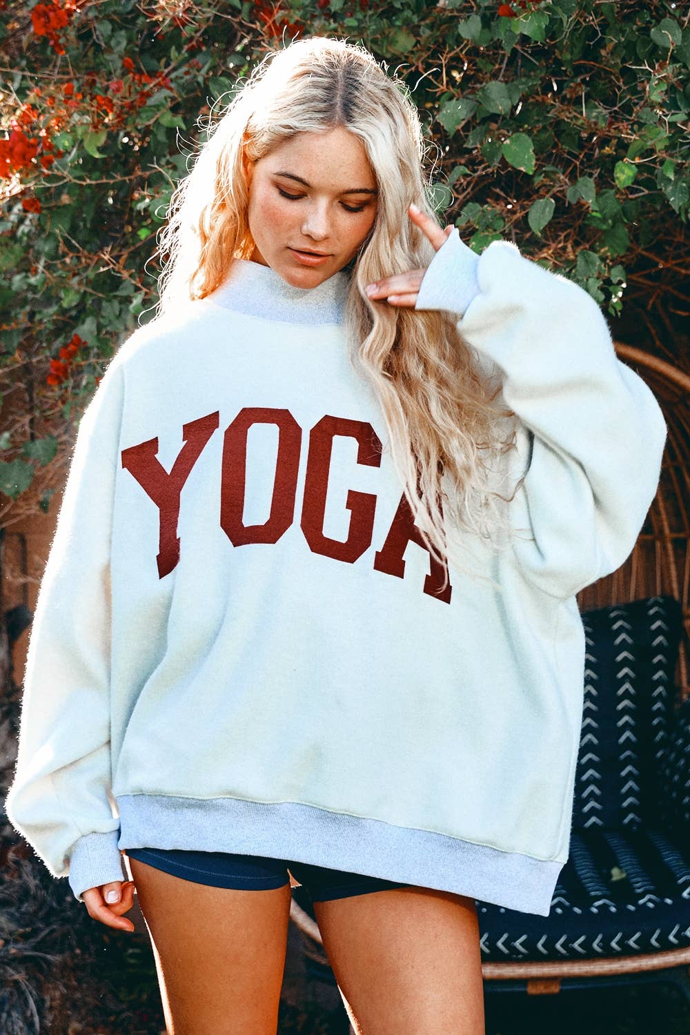 PILATES & YOGA Reversible Sweatshirt