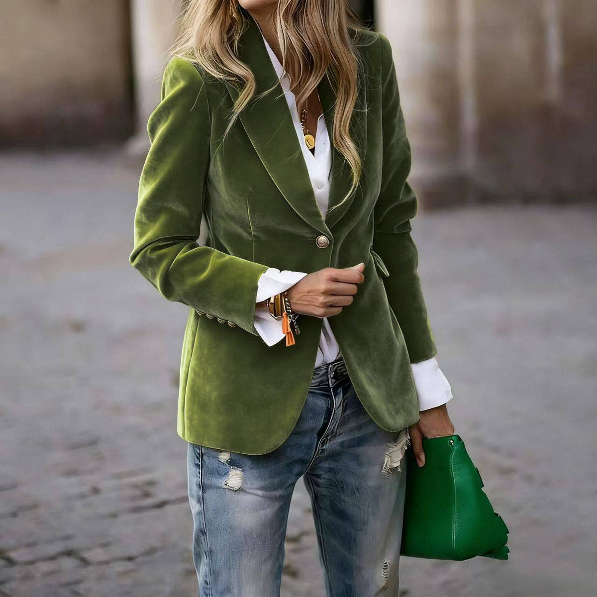 A Velvet Blazer