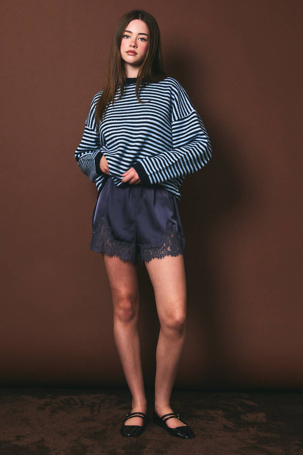 Lace Trim Shorts