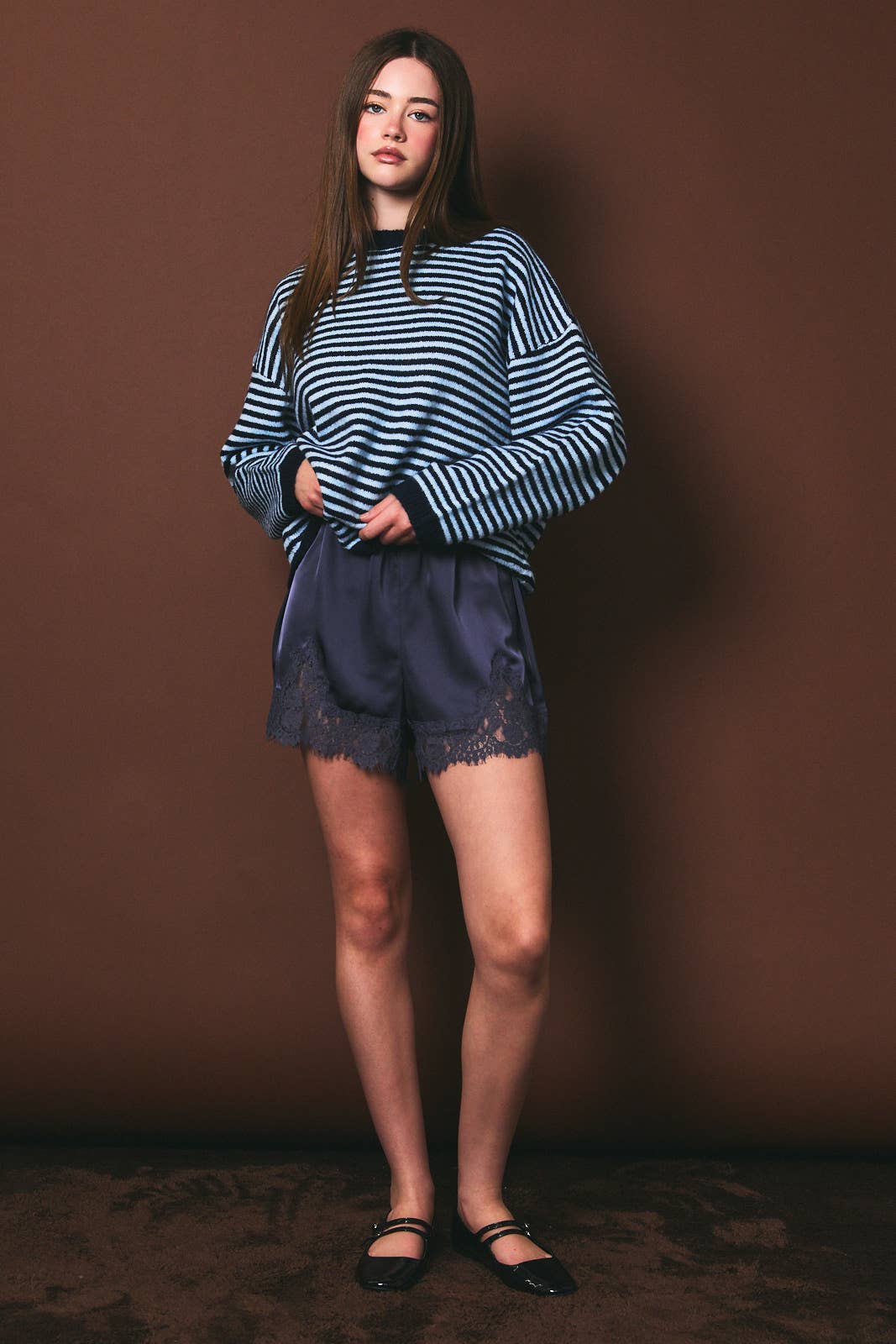 Lace Trim Shorts