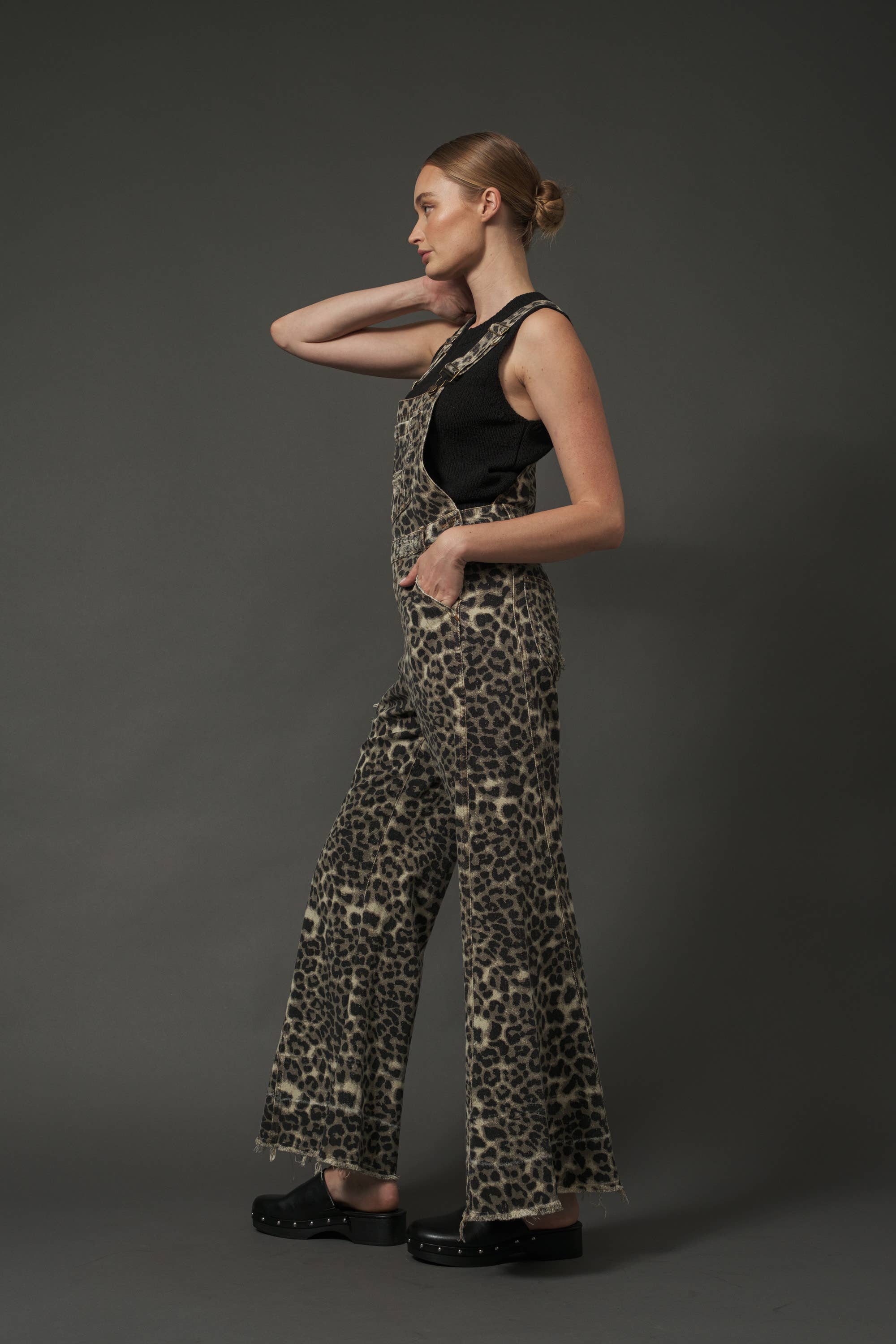 Aaron & Amber - MAP2207 Milly Wide Leg Denim Overall