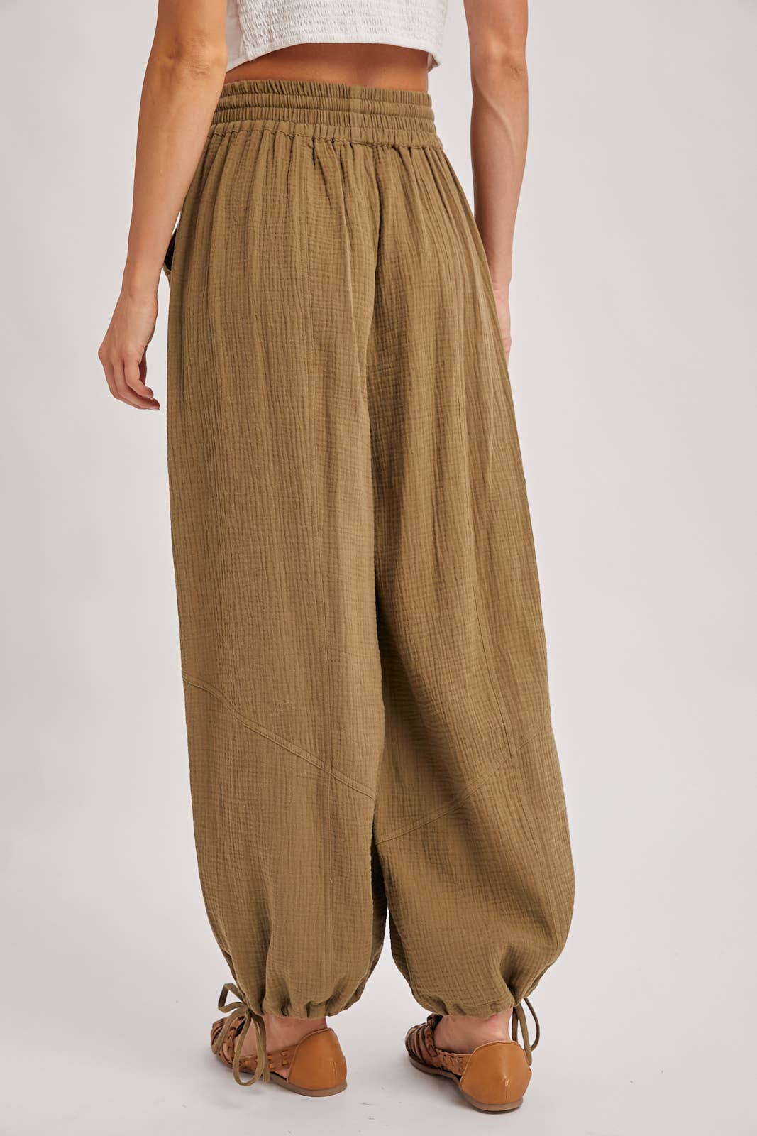 Bluivy - JOGGER HAREM DRAWSTRING PANTS