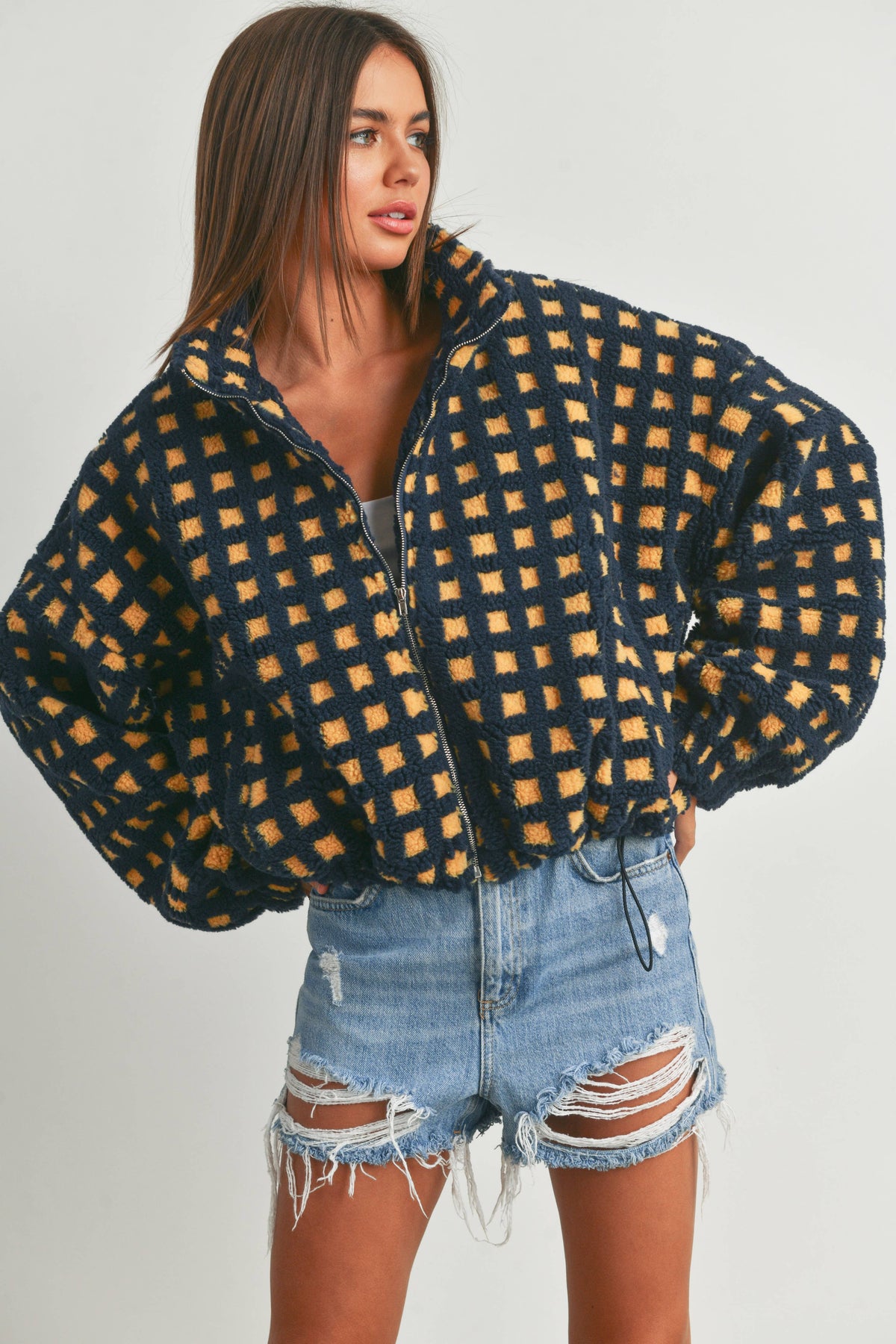 A Breck Check Sherpa