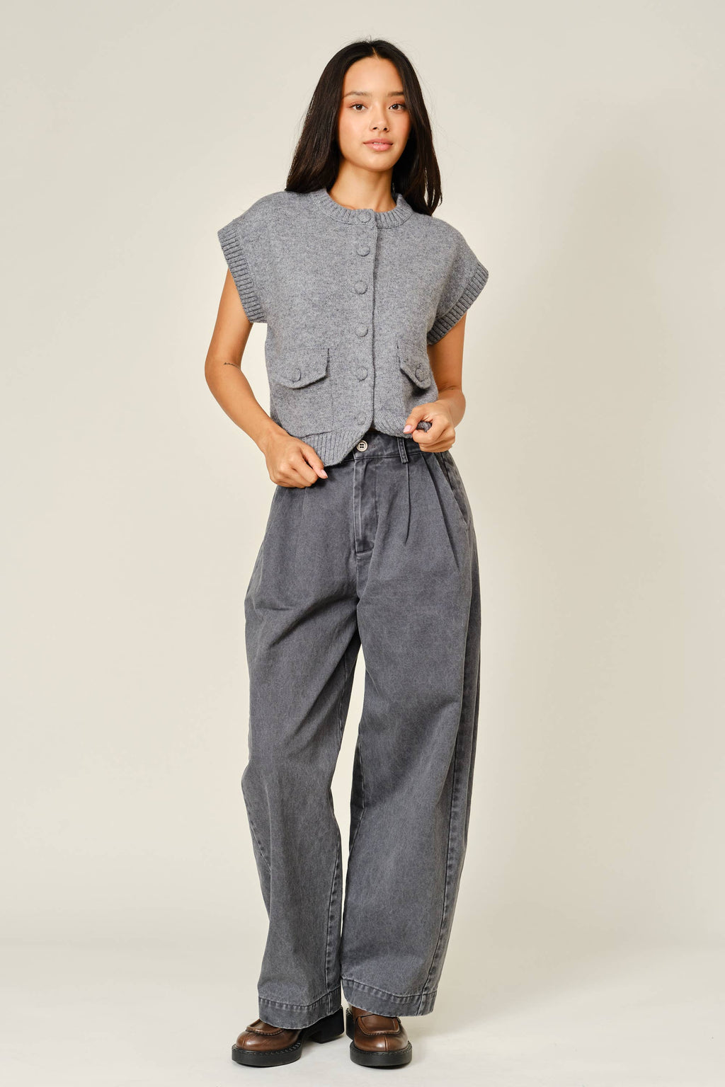 A Favorite Button Down Sweater Vest