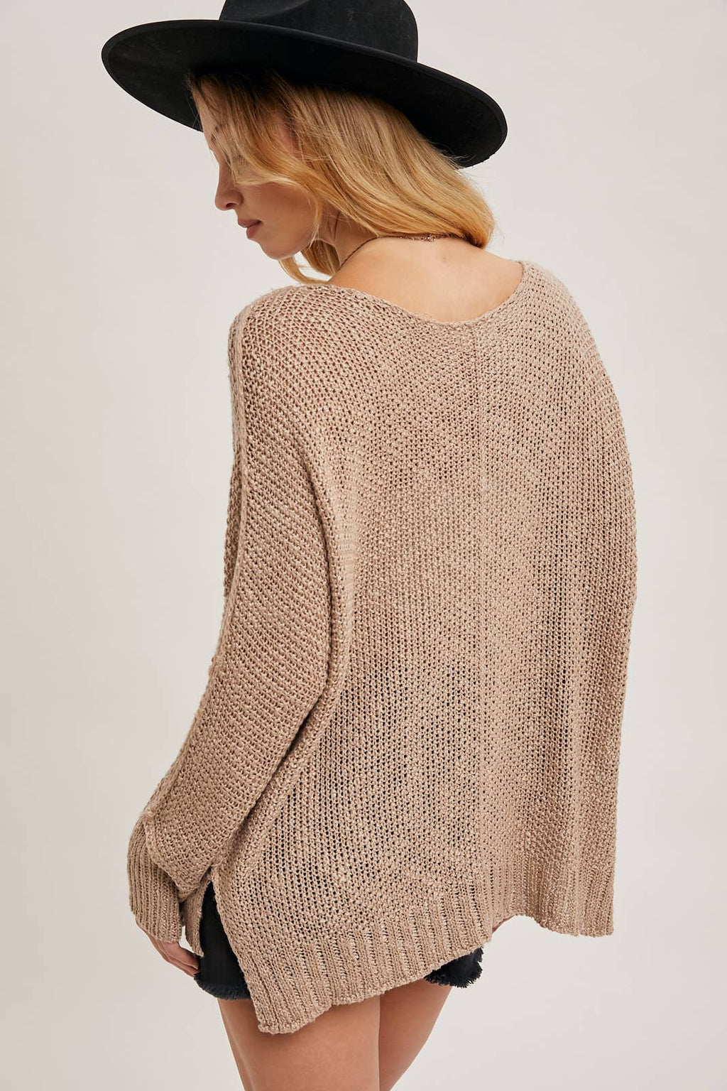 Bluivy - REVERSE SEAM LOOSE FIT SWEATER