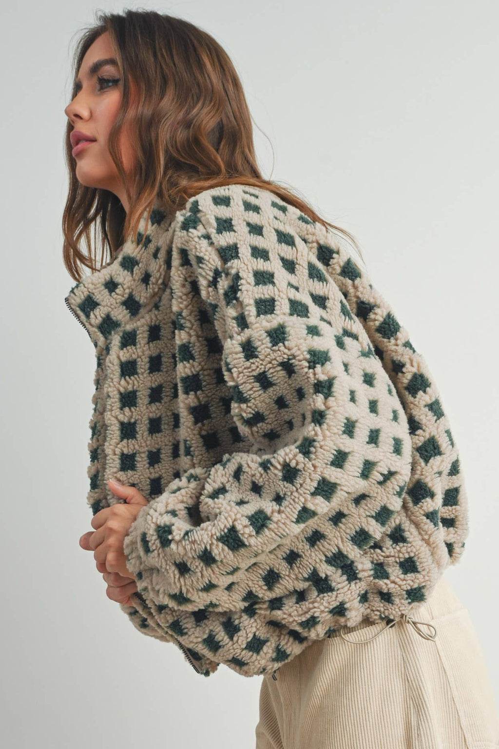 A Breck Check Sherpa