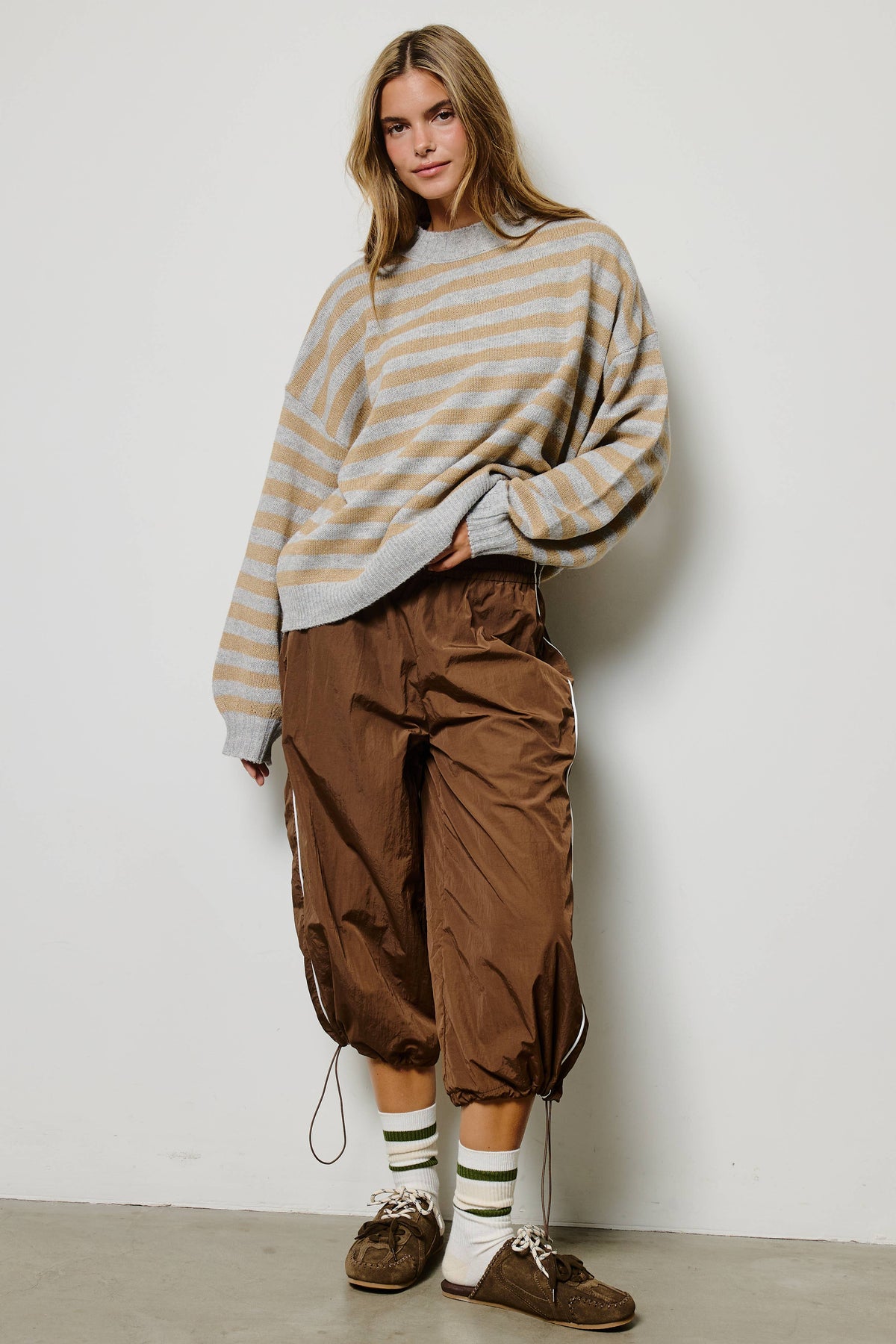 A Slouchy Stripe Sweater