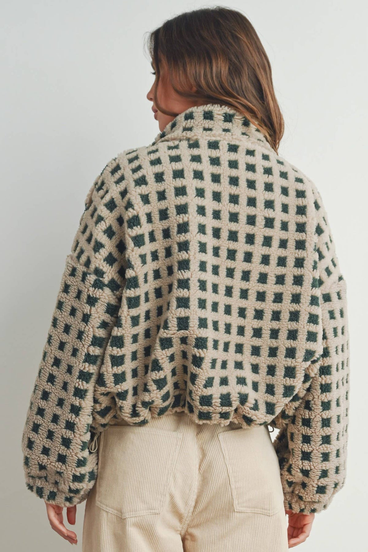 A Breck Check Sherpa