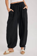 Bluivy - JOGGER HAREM DRAWSTRING PANTS