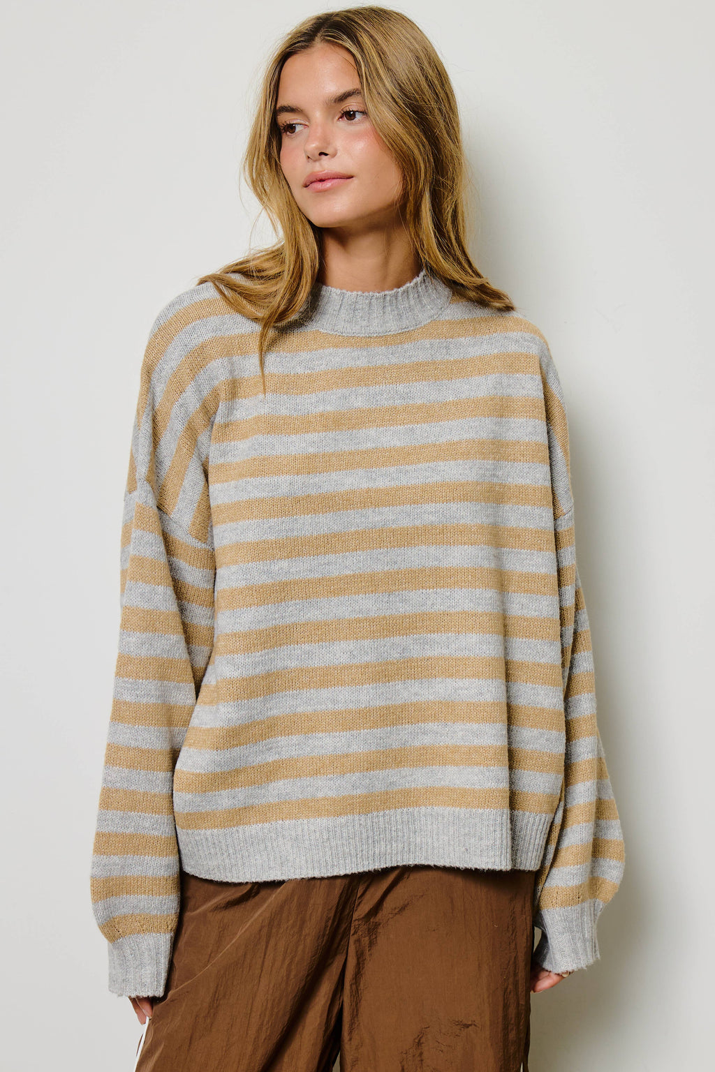 A Slouchy Stripe Sweater