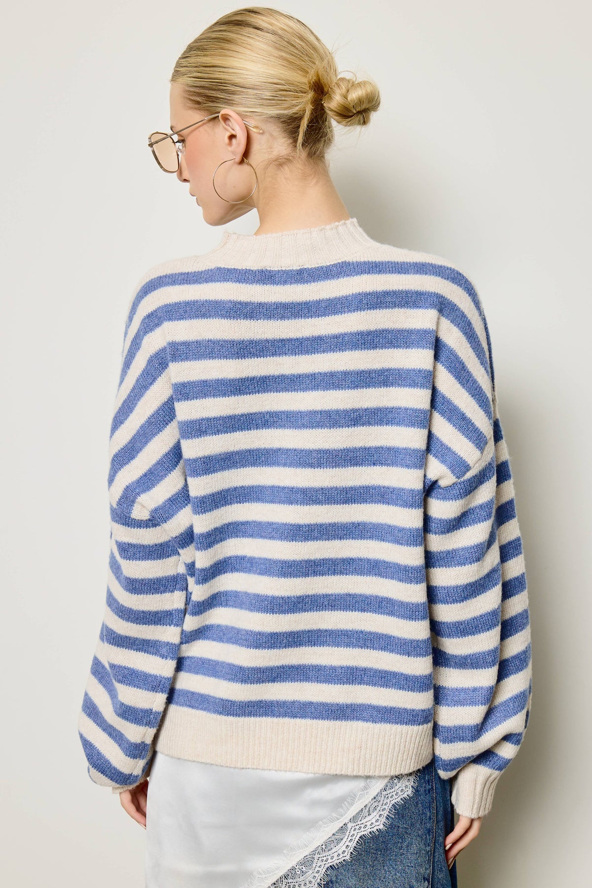 A Slouchy Stripe Sweater