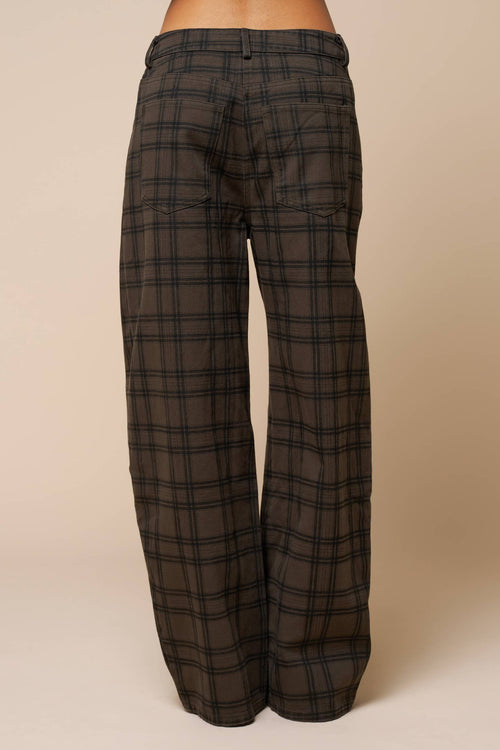 A Favorite Plaid Barrel Pant
