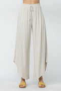 Curved Linen Pants