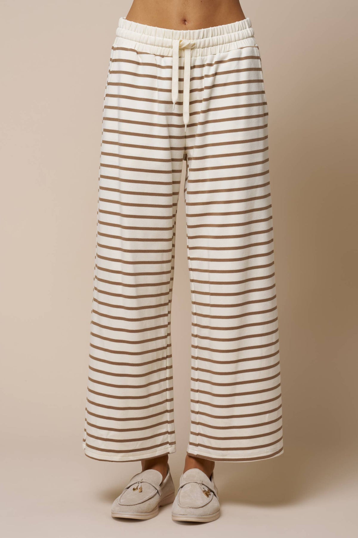 Stripe Drawstring Bottoms